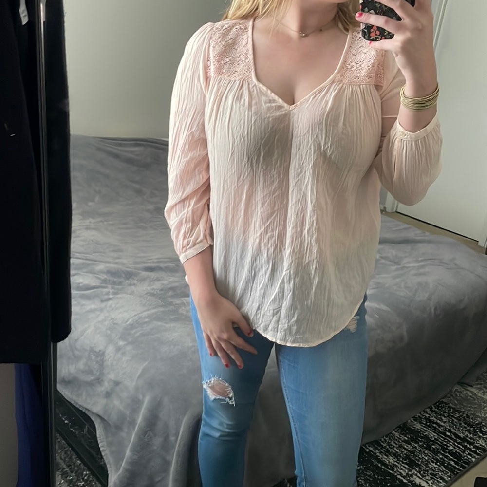 Lucky brand with lace detail